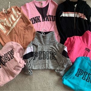 Lot of juniors XS sweatshirts from Pink